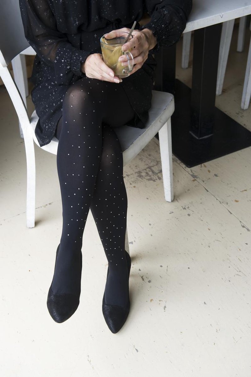 Bonnie Doon - Dames - Panty's - Chic Tights - Zwart - L (40/42) (8717394419739)