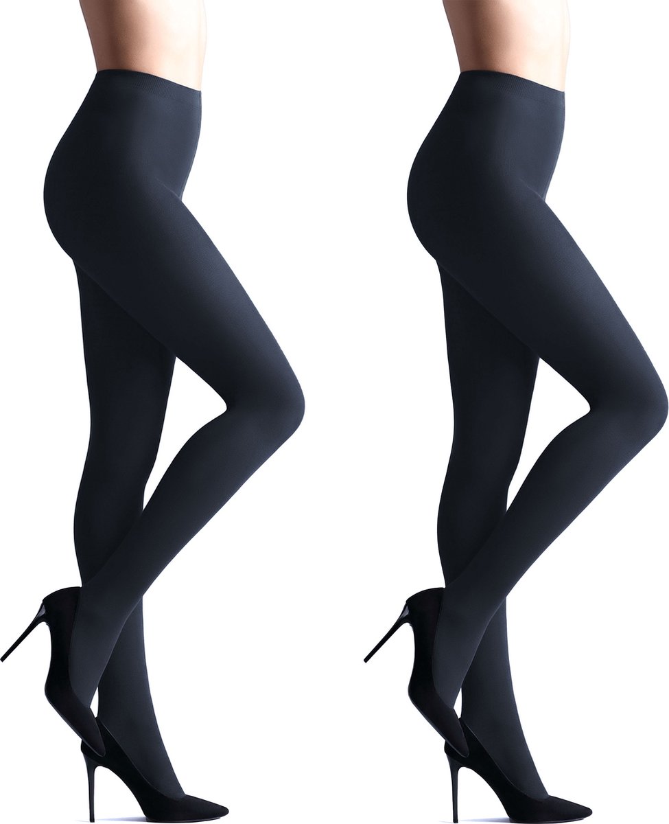 Giulia - Samba 40den (Multipack) Opaque Panty - Grijs - XL (6151357811802)