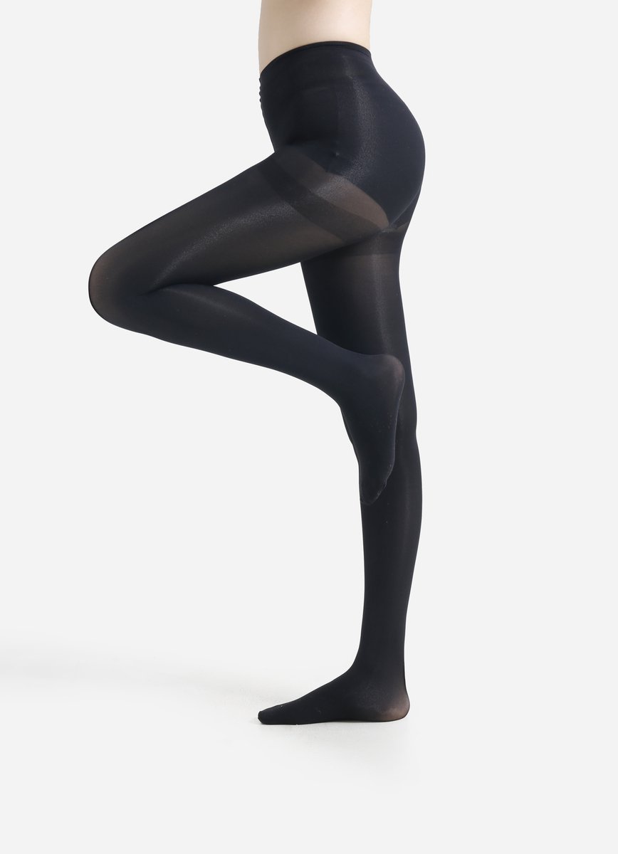 JN Premium Zwarte Panty 60 DEN - S/M - Luxe Opaque Damespanty | Zijdezacht & Comfortabel | Perfecte Pasvorm | S/M | Elegante Beenkleding voor Jurk & Rok (8785294033904)