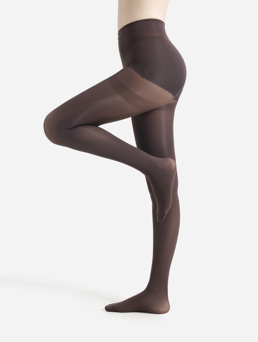 JN Premium chocoladebruine Panty 60 DEN - S/M - Luxe Opaque Damespanty | Zijdezacht & Comfortabel | Perfecte Pasvorm | S/M | Elegante Beenkleding voor Jurk & Rok (8785294033829)