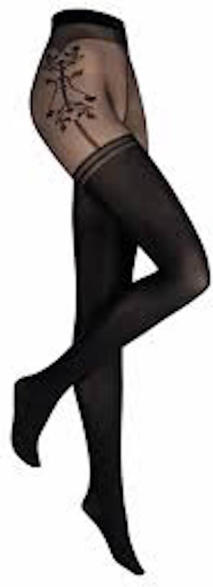 Kunert fantasie panty maat 40/42 zwart (4005074893844)