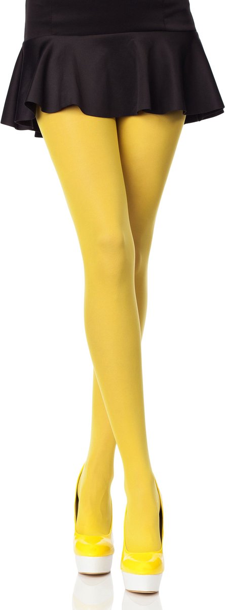 Merry Style Dames Panty - 40 DEN - Medium gloss - Polyamide - SS-Hiver-40 - Geel - M (4061692615657)