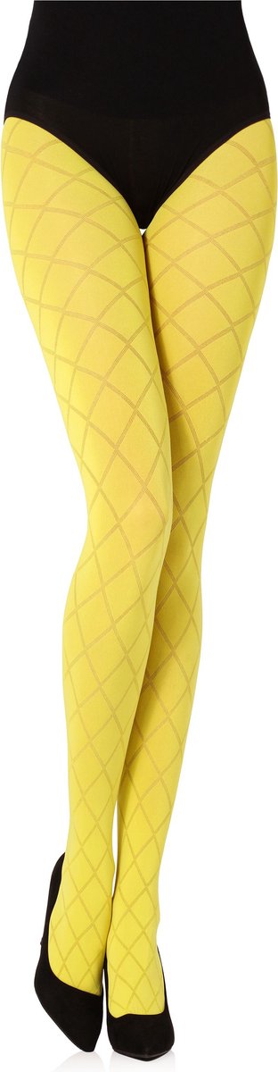 Merry Style MS-GB-328 Dames Panty - 60 DEN- 3D-technologie - Polyamide - Canarinno - XL (4061692329615)