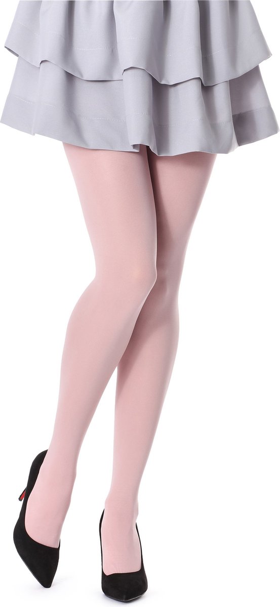 Bellivalini BLV-FI-1002 Dames Panty - 60 DEN - Polyamide - Microvezel - Stoffig Rose - XL (4061692110053)