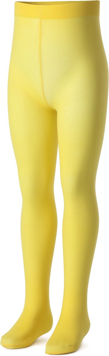 Bellivalini BLV-FI-1008 Kinderen Glad Panty - 40 DEN -Microvezel - Polyamide - Geel - 92/98 (4061692119155)