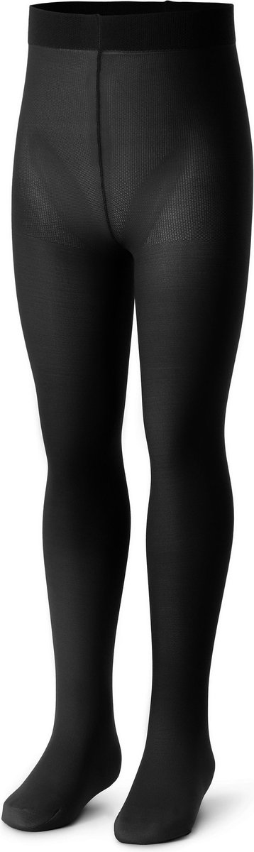 Bellivalini BLV-FI-1008 Kinderen Glad Panty - 40 DEN -Microvezel - Polyamide - Zwart - 128/134 (4061692117687)