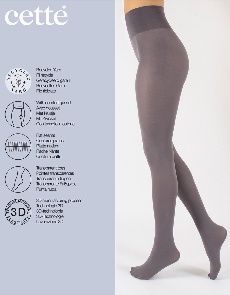 CETTE-Panty DUBLIN ECO- 70 DEN- XL (48-50)-Excalibur (8053848915830)