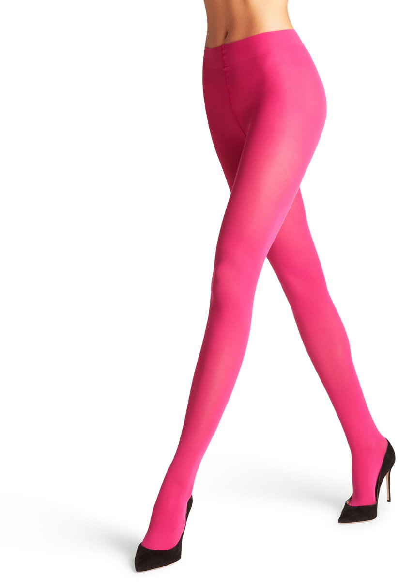 FALKE Pure Matt eenkleurig materiaal ondoorzichtig 50 DEN panty dames rood - maat XL (4031309454788)