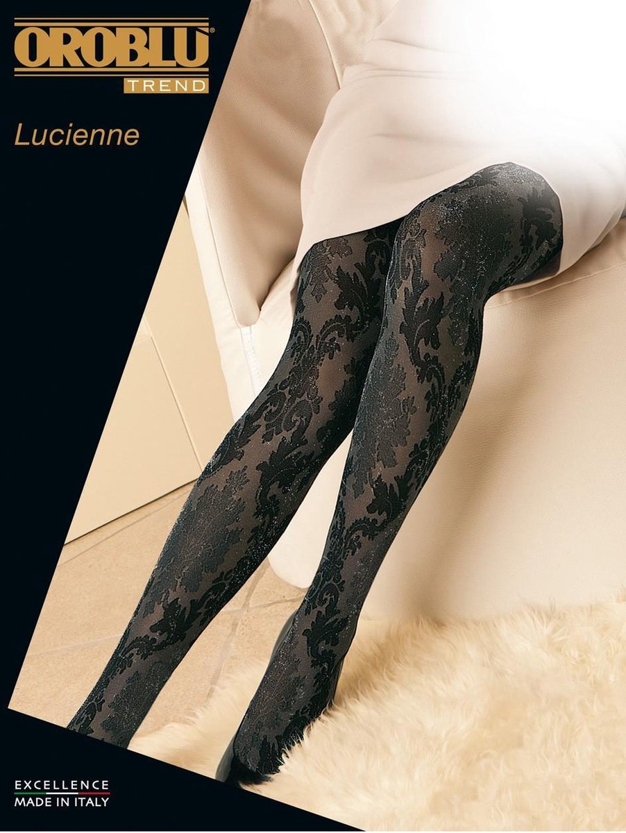 Oroblu Fantasy Panty Denier 40 - zwart - Maat M (8300289568539)