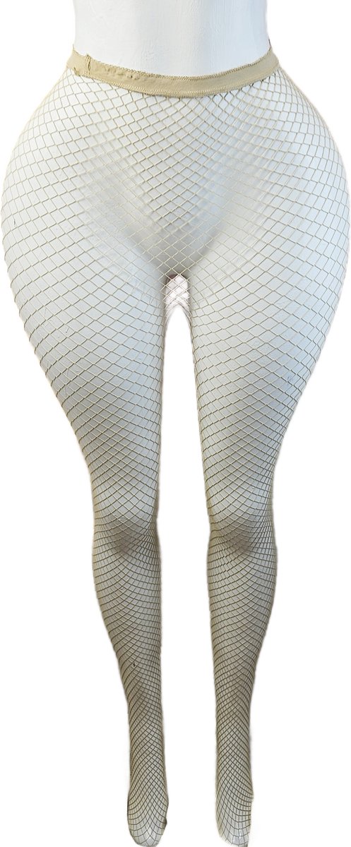 BamBella ® - Panty -Onesize - gaas maillot dunne pantys Dames - Onesize - lingerie van kant bruin (8721017931492)