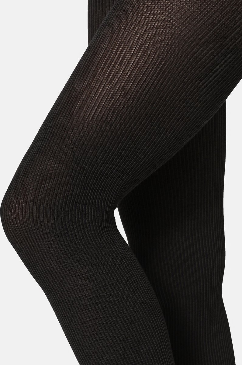 Bellivalini Dames Panty - 100 DEN - Medium gloss - Katoen - BLV-GI-1114 - Grafiet - L (4061692538284)