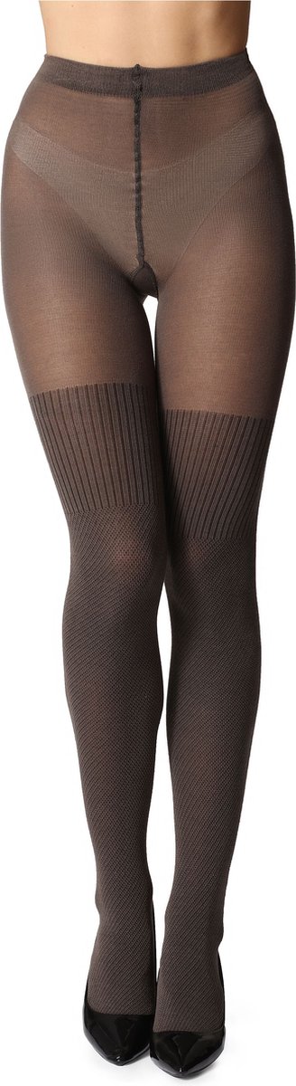 Bellivalini Dames Panty - 100 DEN - Medium gloss - Katoen - BLV-GI-1116 - Haze - M (4061692538918)