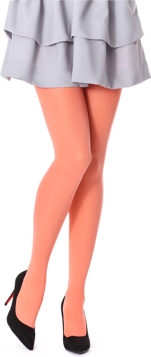 Bellivalini Dames Panty - 100 DEN - Medium gloss - Polyamide - BLV-FI-1003 - Zalm - S (4061692112620)