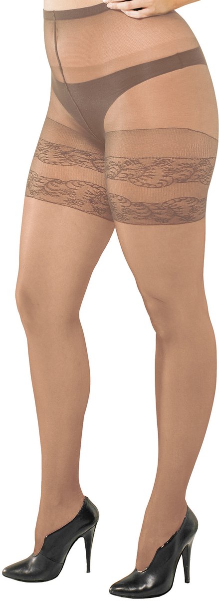 Curvy Margherita 20 Denier Transparante Panty's - Fashion Wear - Vrouwen (8033686027353)