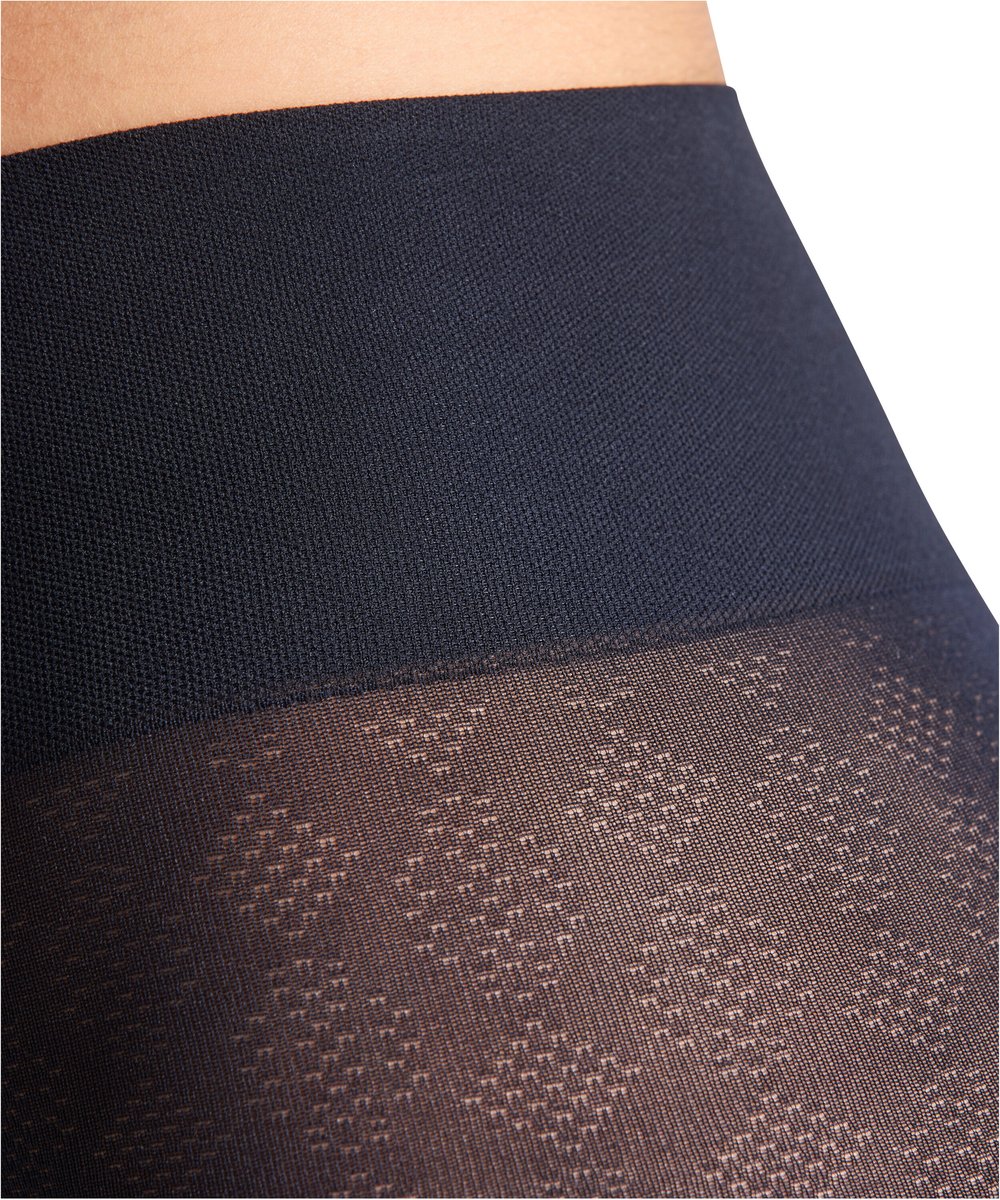 FALKE Dovetail eenkleurig materiaal half ondoorzichtig 50 DEN panty dames blauw - maat M (4067112826795)