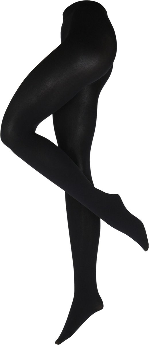 FALKE Pure Matt eenkleurig materiaal ondoorzichtig 100 DEN panty dames blauw - maat L (4004758404468)