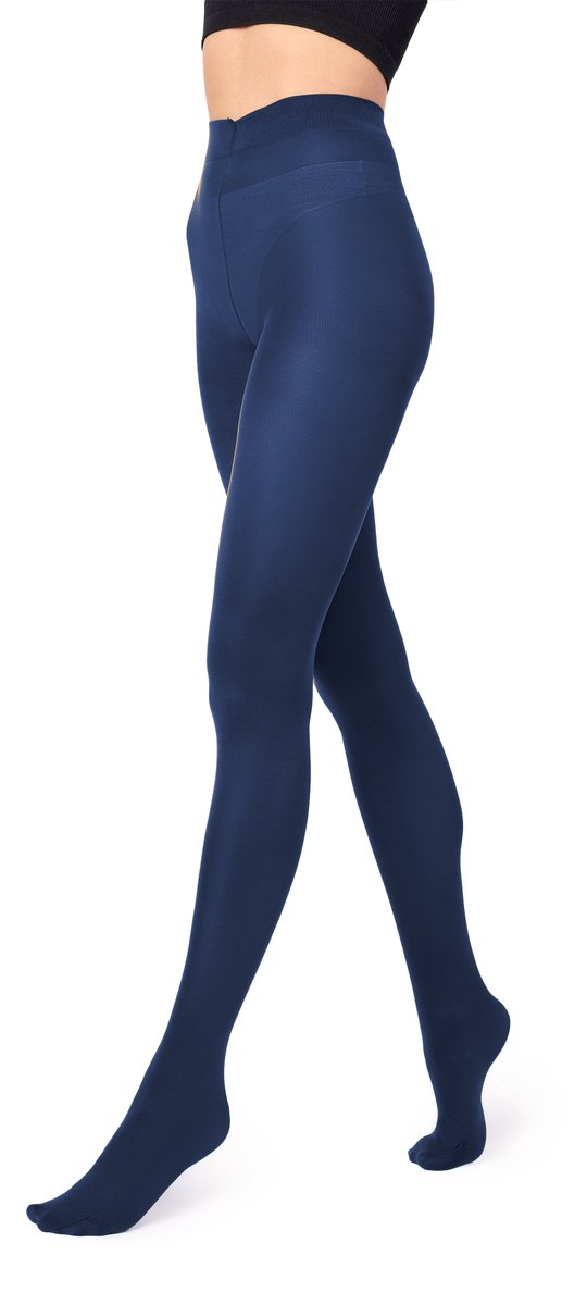 Merry Style Dames Panty - 40 DEN - Medium gloss - Polyamide - SS-Hiver-40 - Marineblauw - M (4061692616265)