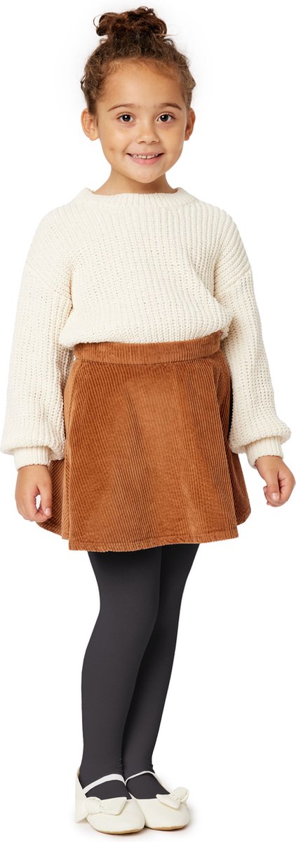 Merry Style WL-010 Kinderen Panty - 60 DEN -Microvezel - Meisjes - Polyamide - Antraciet - 92-98 (4055191088180)