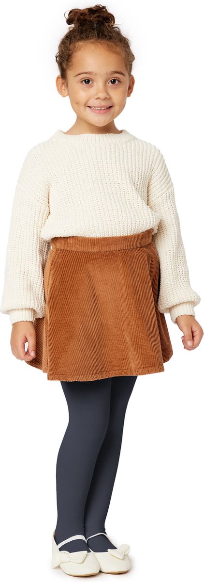 Merry Style WL-010 Kinderen Panty - 60 DEN -Microvezel - Meisjes - Polyamide - Grafiet - 116-122 (4055191641163)