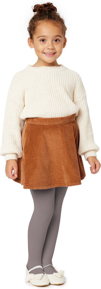 Merry Style WL-010 Kinderen Panty - 60 DEN -Microvezel - Meisjes - Polyamide - Grigio - 116-122 (4055191641224)