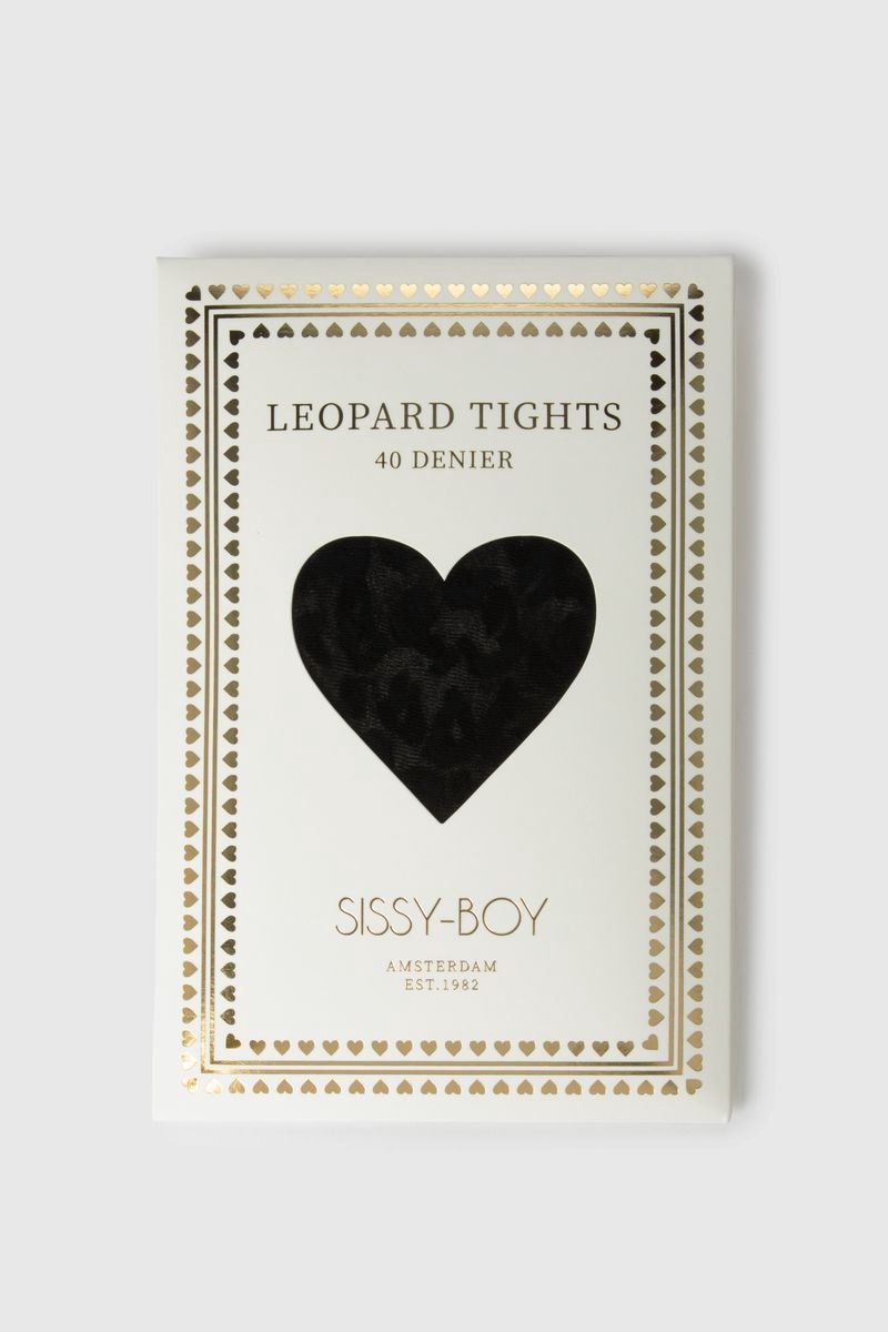 Sissy-Boy - Zwarte leopard panty (8720934278499)