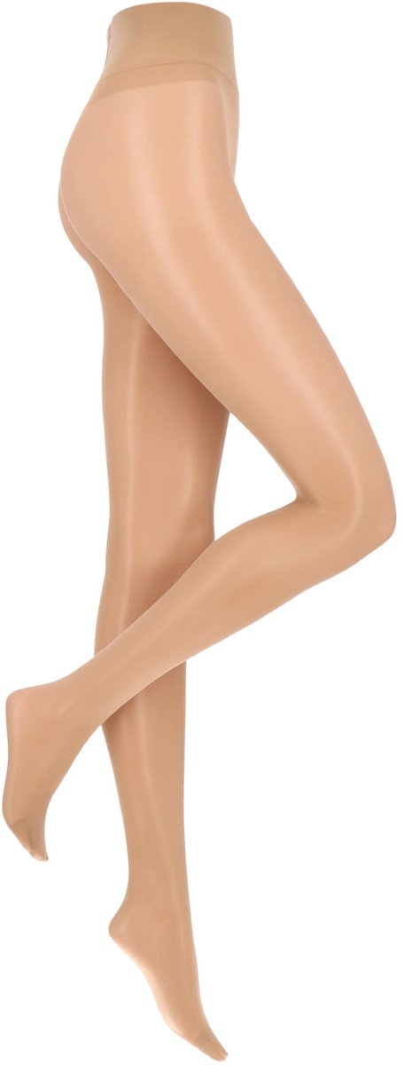 Dames panty - suntan huid - 40 denier - marcmarcs - met comfortband - maat XL (8719534162222)