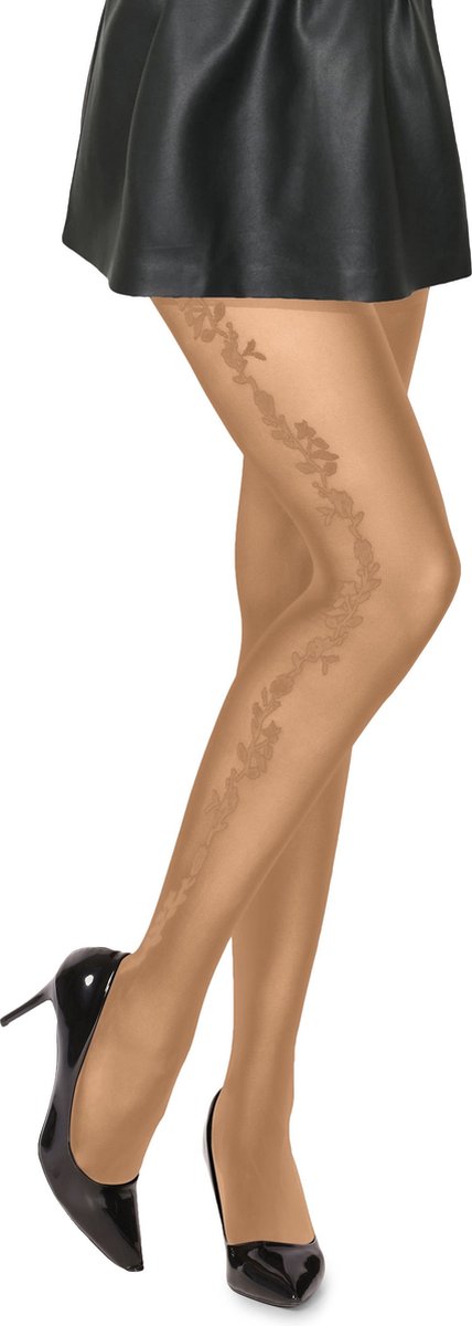 Merry Style MS-GB-284 Dames Panty -20 DEN- duurzaam - Polyamide - Beige - M (4061692473974)