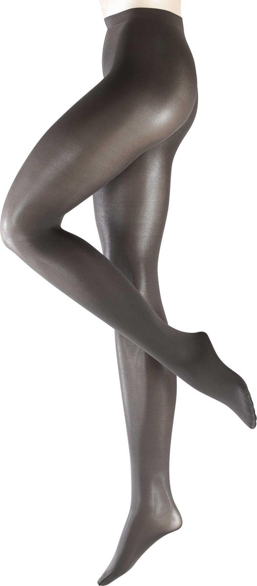 FALKE Pure Shine 40 Panty - Antraciet - Maat L (4004758933272)