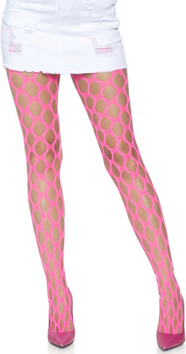Leg Avenue - Pothole Net Panty - Roze (0714718560755)