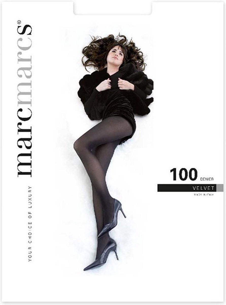 Marc Marcs Matte Extra Dikke Panty's [ 3-Pack ] 100 Denier & Velvet Opaque 86100 Navy - Extra Large (XL) (7437024013045)