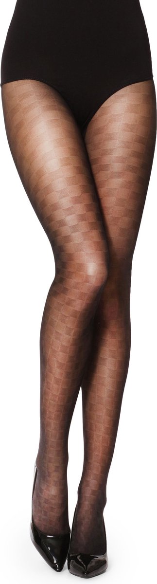 Merry Style Dames Panty - 40 DEN - Halsterloos - Polyamide - MS-GI-1102 - Zwart - S (4061692474643)
