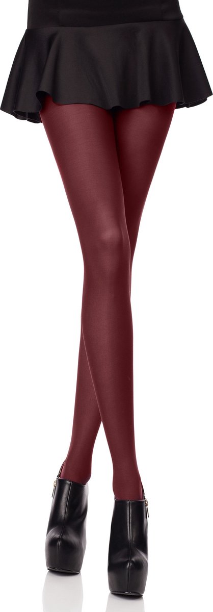 Merry Style Dames Panty - 40 DEN - Medium gloss - Polyamide - SS-Hiver-40 - Bordeaux - XS-S (4061692615923)