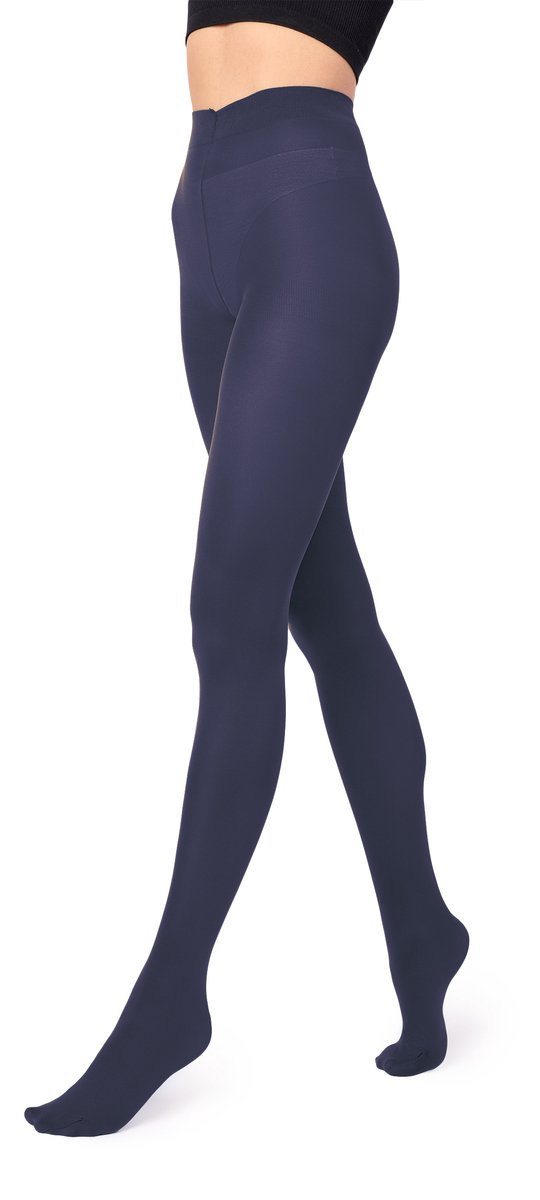 Merry Style Dames Panty - 40 DEN - Medium gloss - Polyamide - SS-Hiver-40 - Donkerjeans - XS-S (4061692616227)