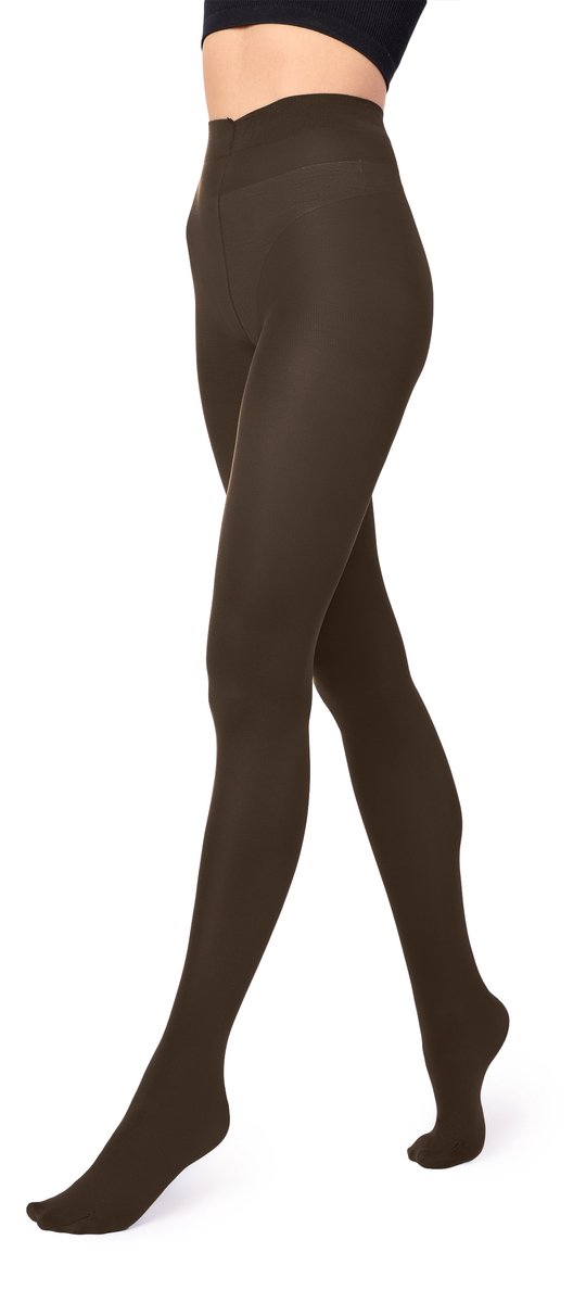 Merry Style Dames Panty - 70 DEN - Medium gloss - Polyamide - SS-Caldo-70 - Koffie - XL (4061692617354)