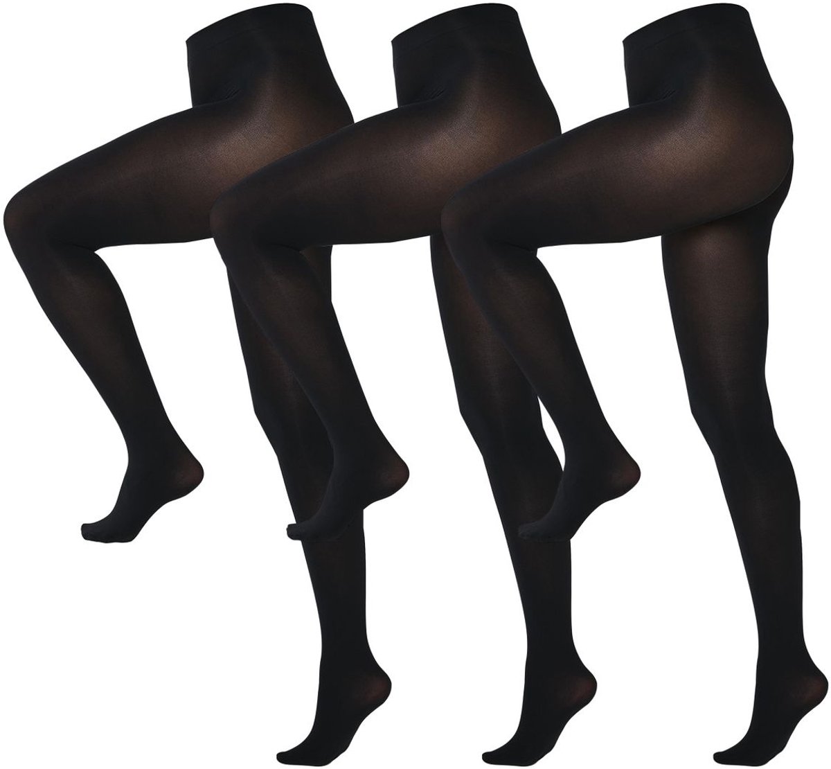 Next Set van 3 ondoorschijnende panty's van 100 denier (5059538595910)