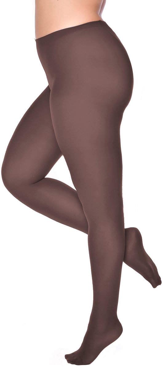 Pamela Mann Curvy - Panty - 50 Denier - Grote Maat 60-62 - Donkerbruin (5055419607291)