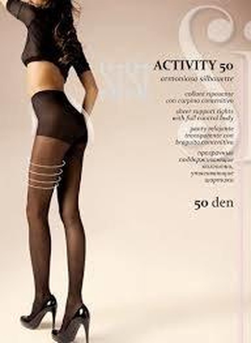 SiSi activity pantys | zwart | 50 DEN panty | XL (8300081091136)