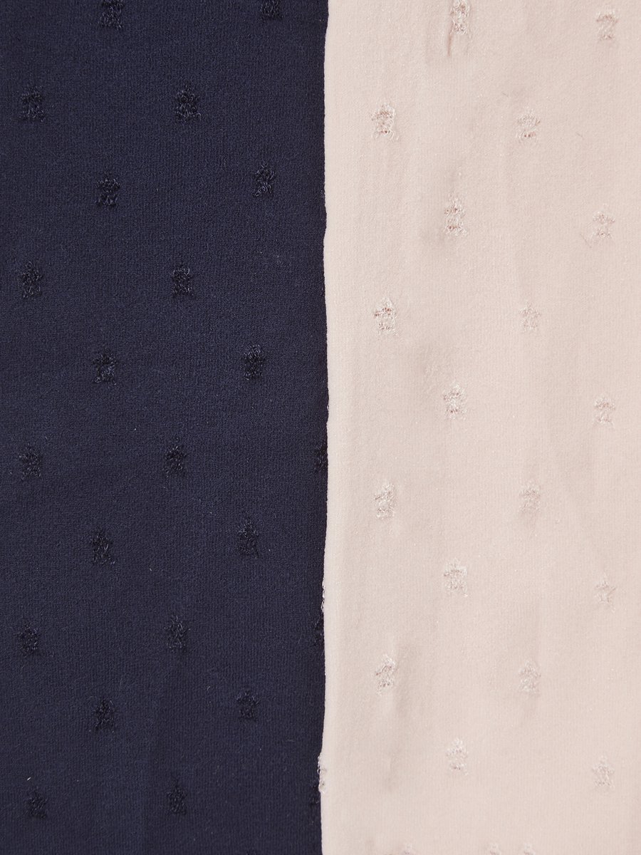 Vertbaudet Set - 2 paar panty's - sterren - meisje (3611653568884)