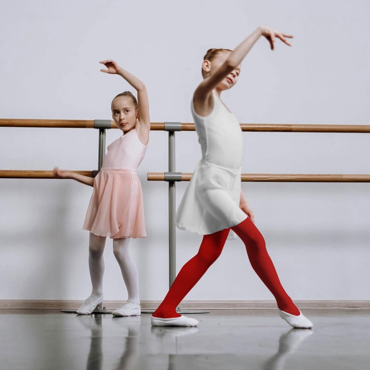 3 Paar Meisjes Ballet Danspanty's 80 Denier Microvezel Opaque Panty's voor Dans, Gymnastiek en Schoolactiviteiten (2440494172360)