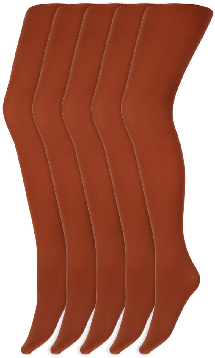Gekleurde panty's | Micro | 60 Denier | Merk: Marianne | Maat: S t/m XXL | Kleur: Coconut | 5 Paar (6153607528560)
