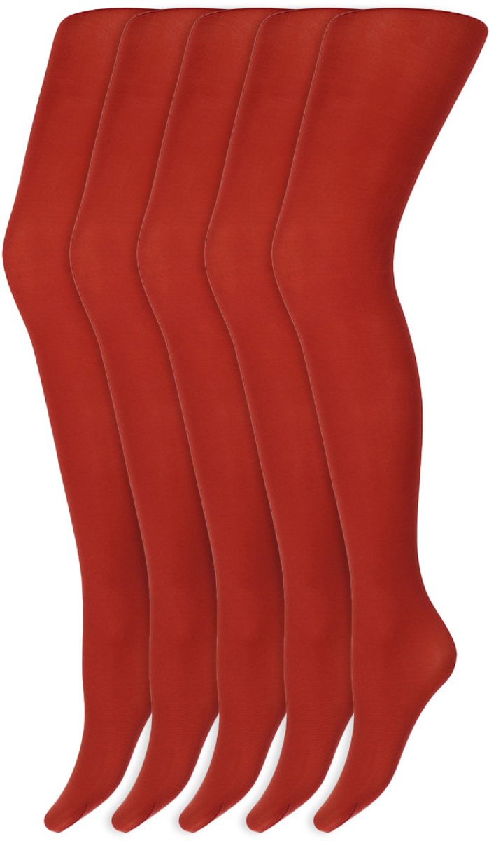 Gekleurde panty's | Micro | 60 Denier | Merk: Marianne | Maat: S t/m XXL | Kleur: Hazelnoot | 5 Paar (6153607710774)