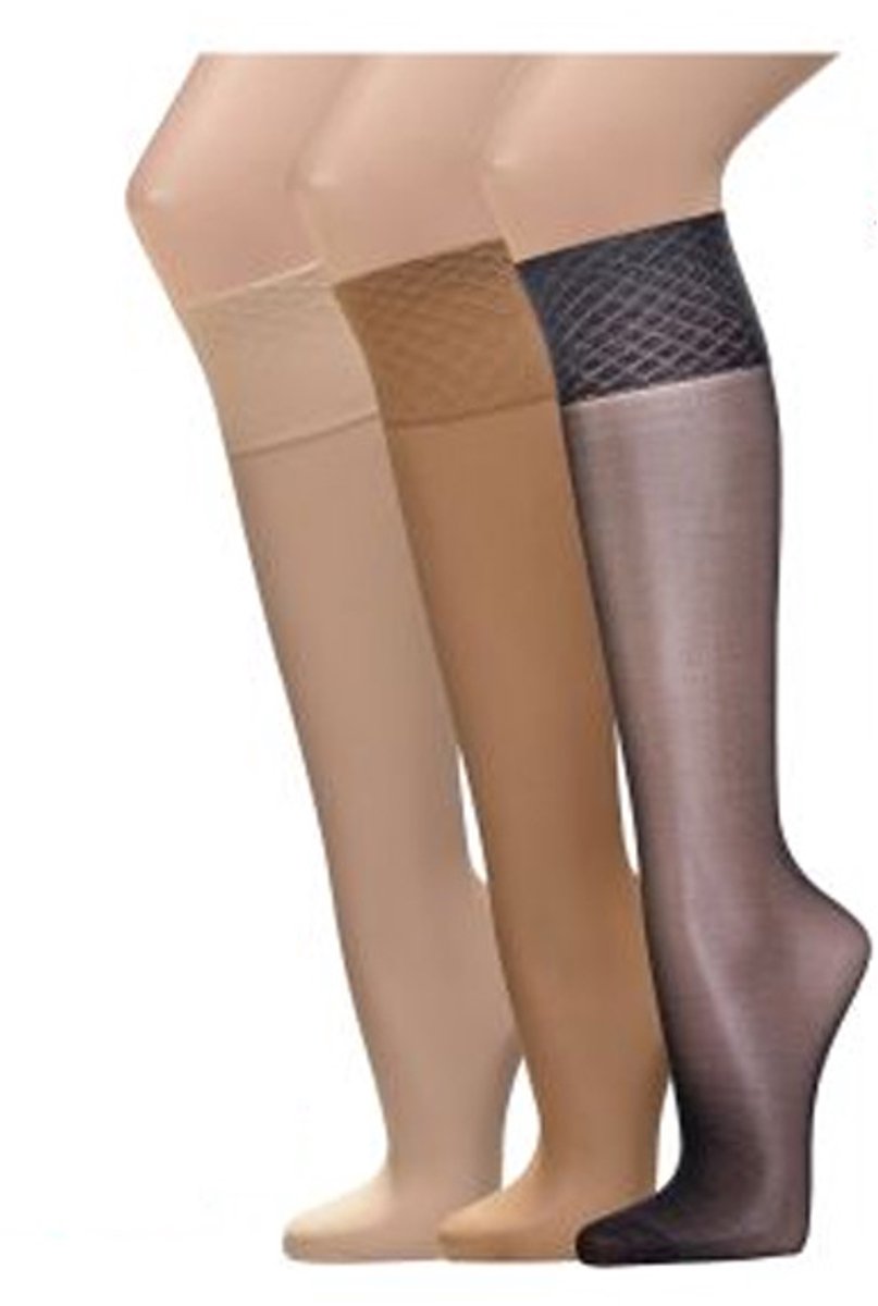 Gezondheid Panty Kniekousen 30 Den - adervriendelijke compressie kniekousen (5-pack) (9501916642922)