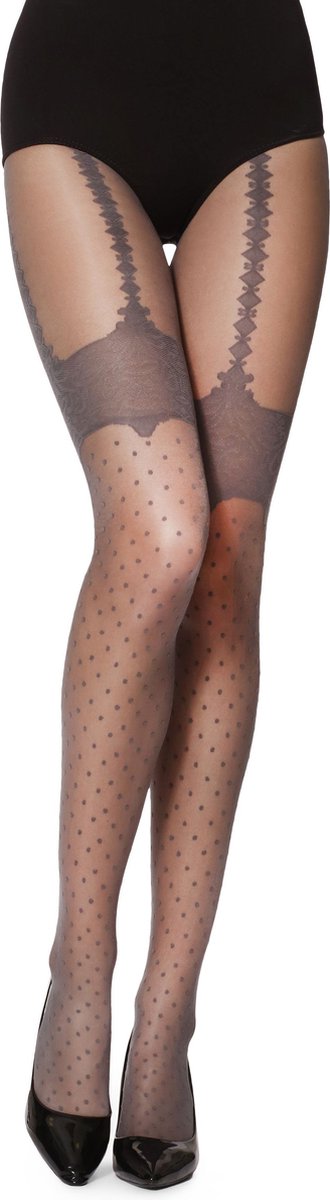 Merry Style Dames Panty - 40 DEN - Medium gloss - Polyamide - MS-GB-262 - Grafiet - L (4061692463258)