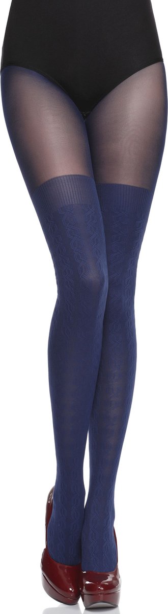 Merry Style Dames Panty - 60 DEN - Halsterloos - Polyamide - MS-GB-332 - Granaat - S (4055191480762)