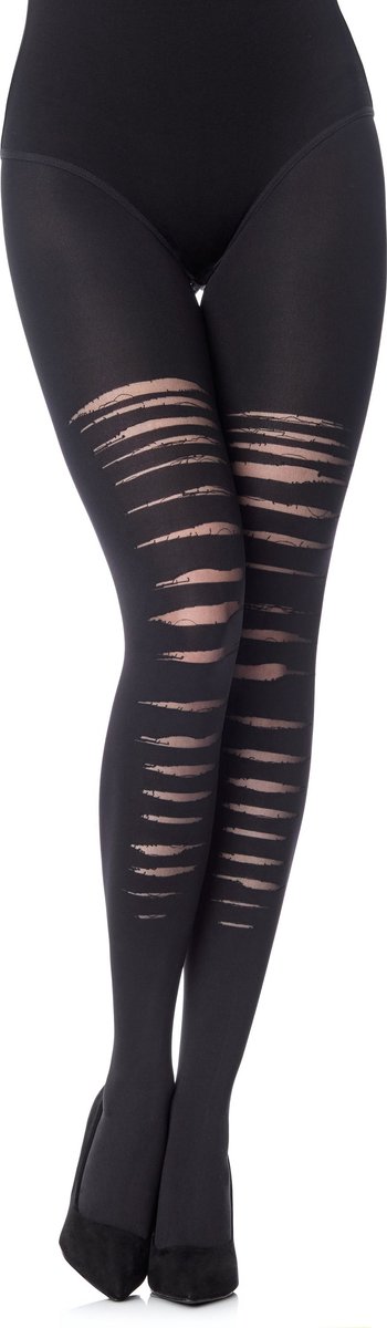 Merry Style Dames Panty - 80 DEN - Halsterloos - Polyamide - MS-GB-403 - Zwart - S (4055191974209)