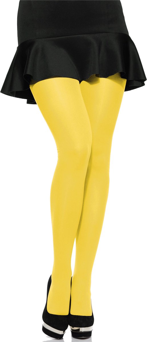Merry Style MS-GB-162 Dames Panty - 60 DEN -Plus Size - Grote maat - Polyamide - Canarinio - XXL (4055191985601)