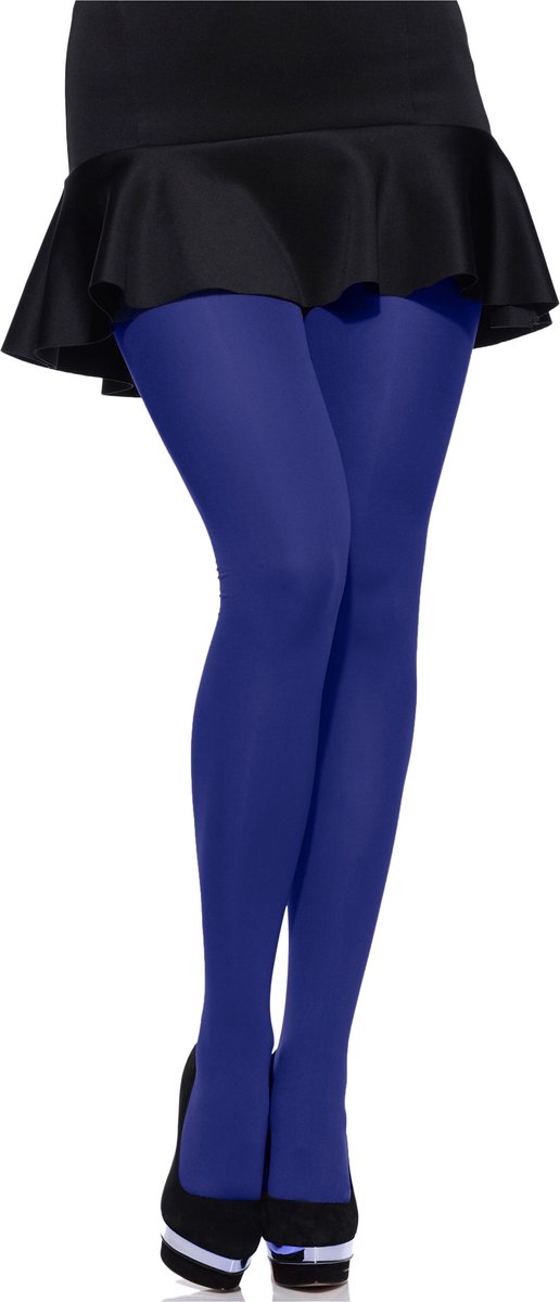 Merry Style MS-GB-162 Dames Panty - 60 DEN -Plus Size - Grote maat - Polyamide - Kobalt - XL (4055191985564)