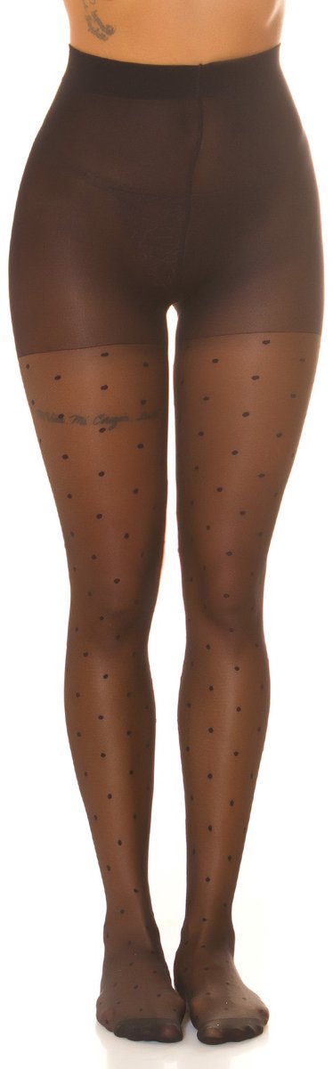 Panty met zwarte stippen (4063515238241)