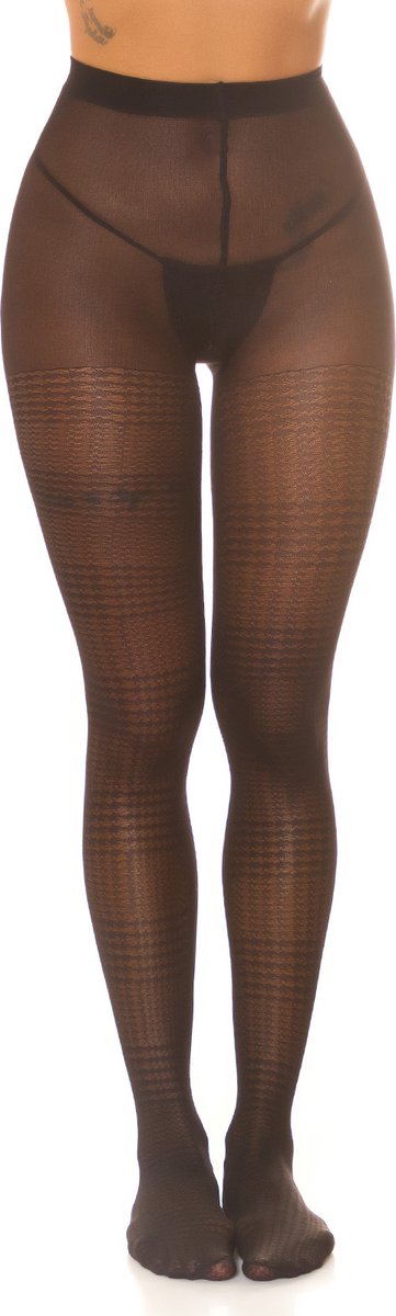 Tijdloze panty met patroon (4063515238081)