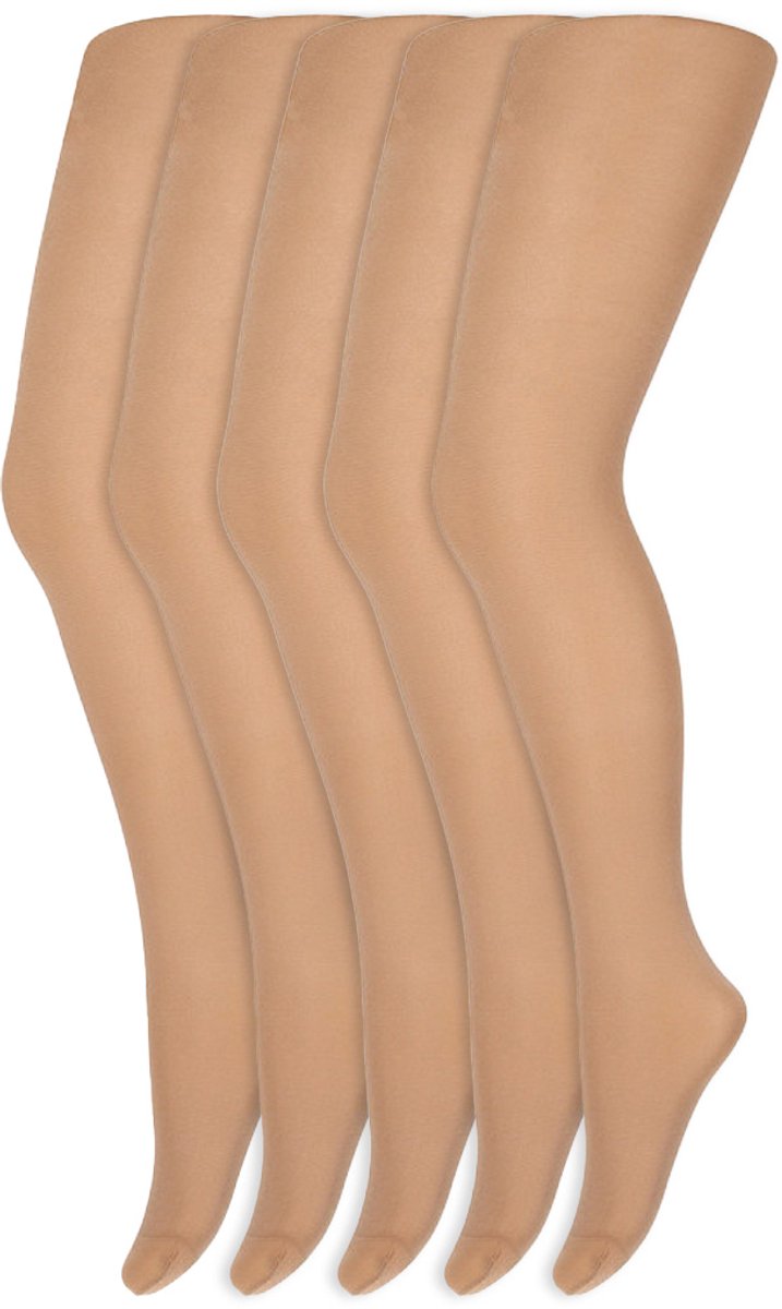 Zijdeglans meisjes panty | 35 Denier | Merk: Yellow Moon | Maat: 116 t/m 176 | Kleur: Wineblush | 5 Paar (6153609828859)